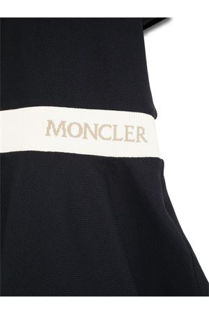 Blue Piquet Polo Dress MONCLER KIDS | K19548I00001899YV778